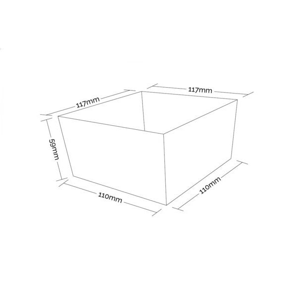 Custom Printed Nested Open Burger Tray