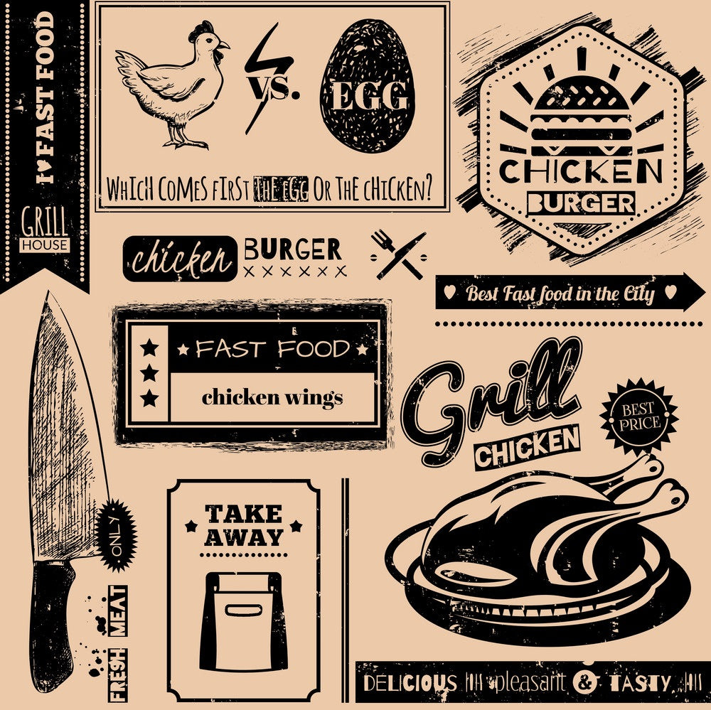 Branded 400mm x 300mm Greaseproof Paper