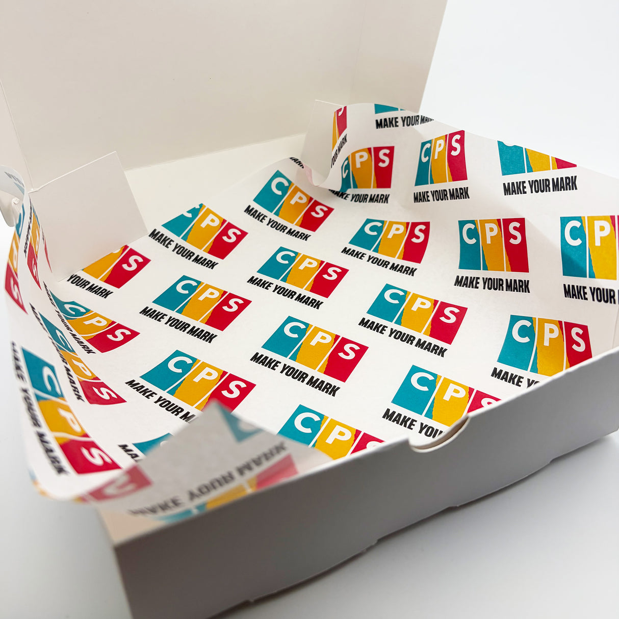 Branded 126mm x 200mm Greaseproof Paper