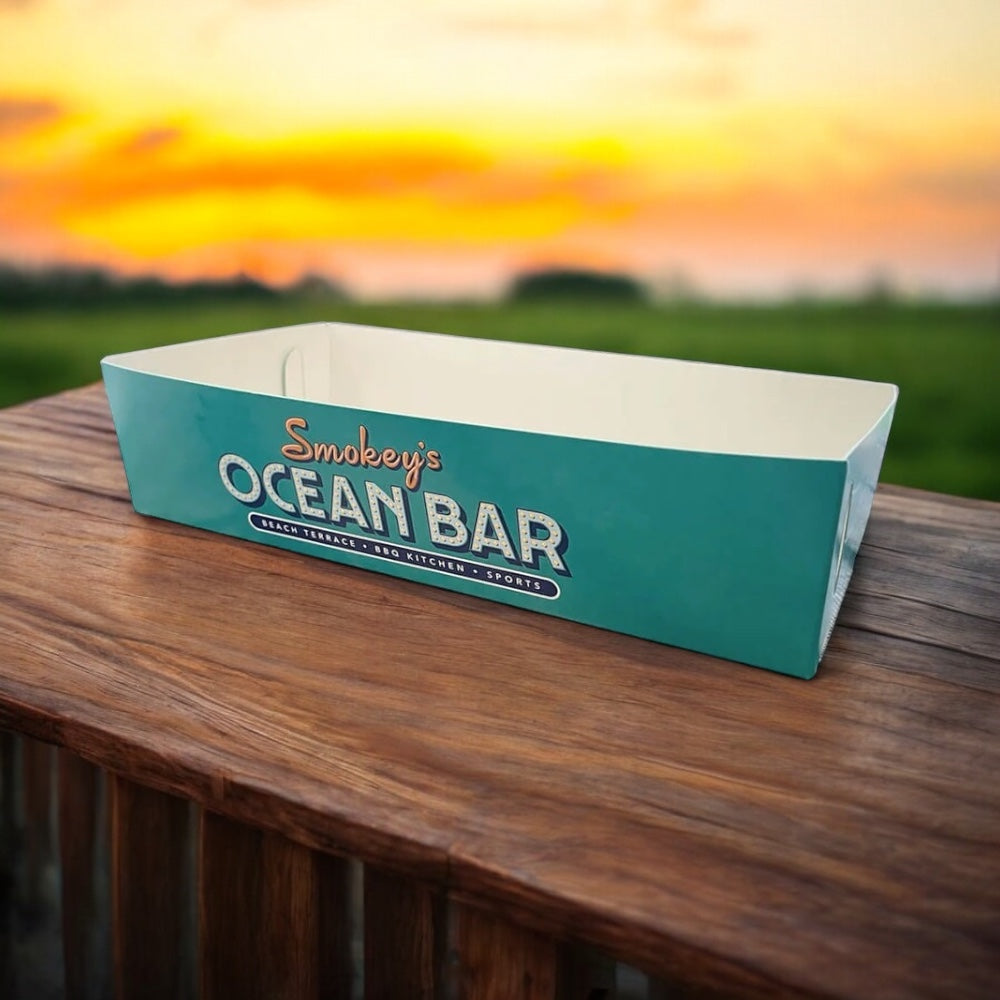 Custom Open Food Trays Large