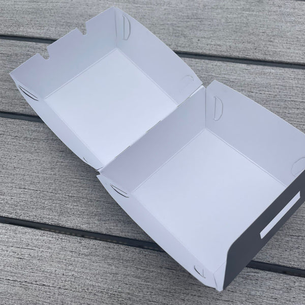 Custom Burger Boxes Clamshell Style