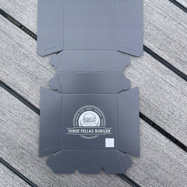 Custom Burger Boxes Clamshell Style
