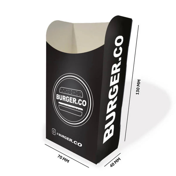 Custom Printed Large Chip Scoop Boxes