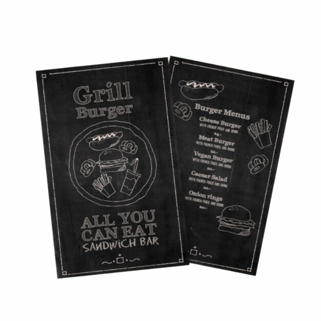 A5 Double Sided Menus - 250gsm Silk (Matt or Gloss Laminate)
