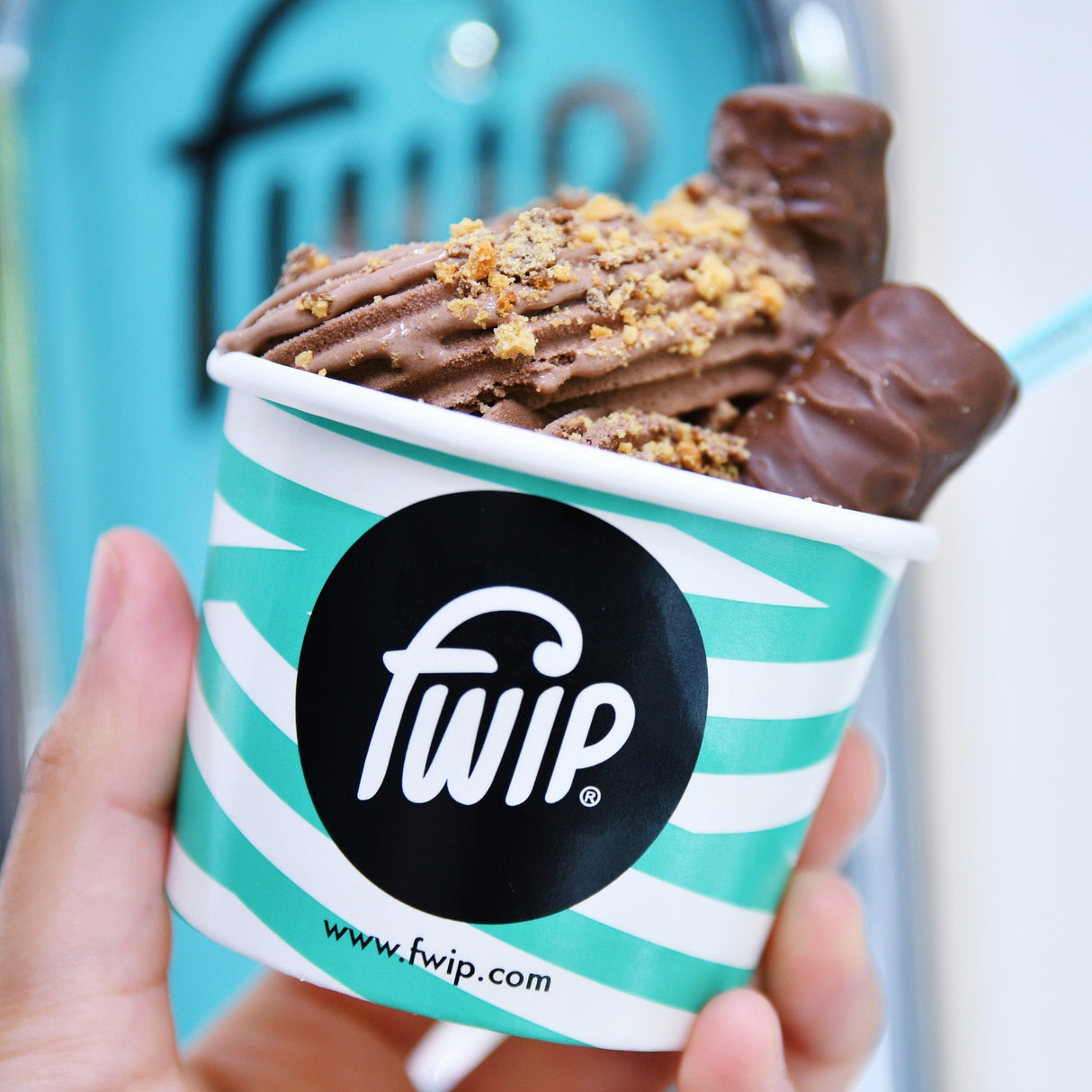 16oz Printed Paper Ice Cream Tubs