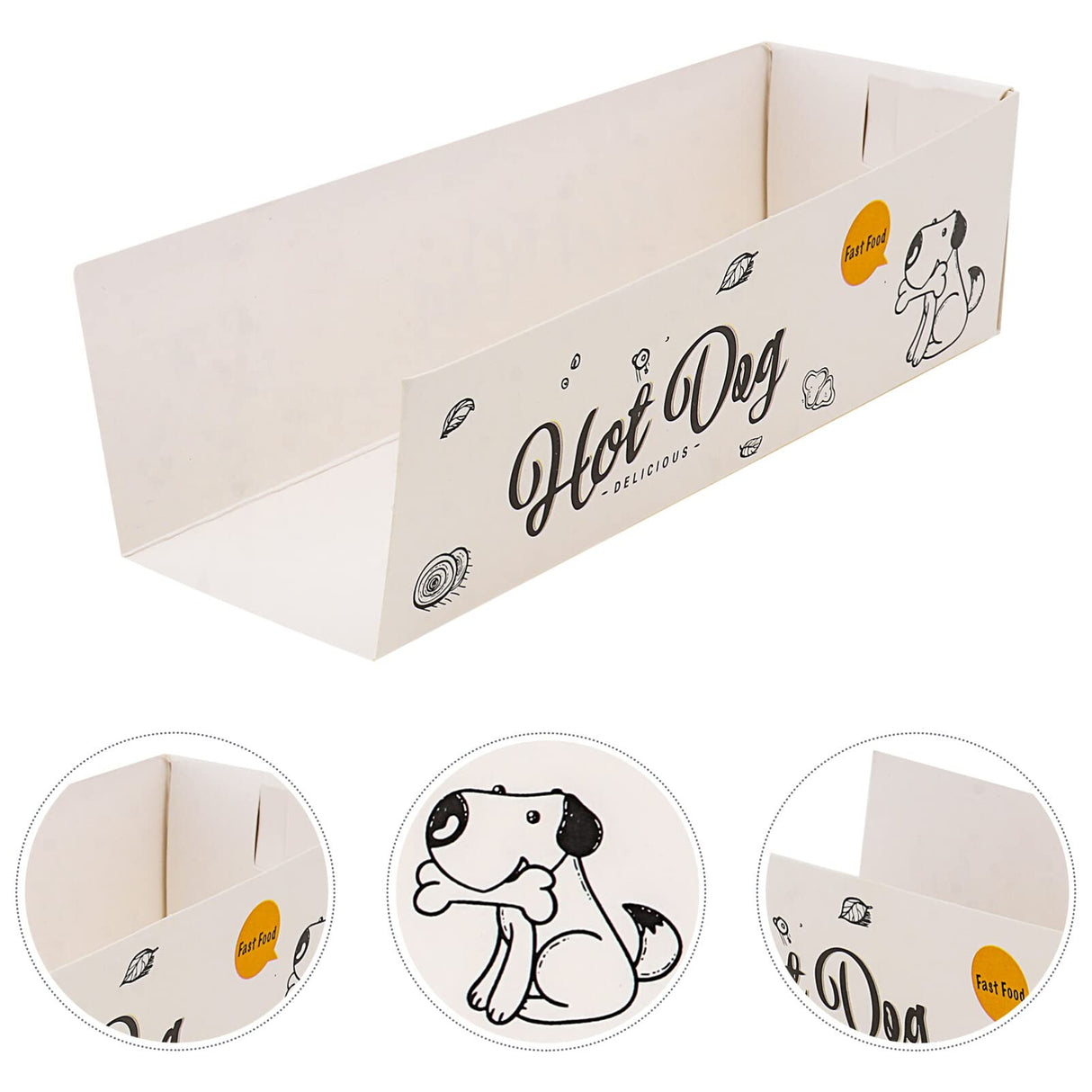 Custom Printed Hotdog Boxes